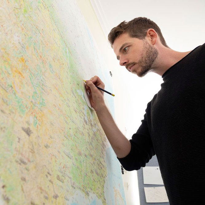Anton Thomas artist cartographer